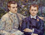 Pierre-Auguste Renoir Portrait of Charles and Georges Durand Ruel, oil on canvas